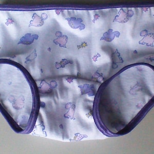 Girl's Underwear sizes 1-10 yrs PDF Sewing Pattern image 1