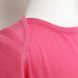 Easy Neck T-shirt- size 0 - 2 years - PDF Sewing Pattern