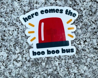 First Responder EMS Ambulance Sticker | Waterproof Vinyl Sticker