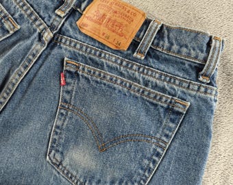 Jean Levis 560 vintage des années 90 36 x 34 (convient à 32 x 35) bleu délavé large baggy patineur 1999