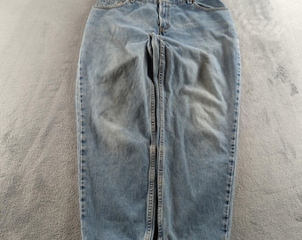 vintage Jeans Levis 550 pour garçons 16, bleu délavé et délavé, large et ample, ample et délavé Y2K
