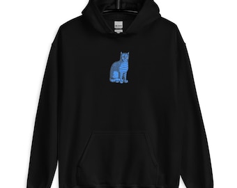 Renaissance Cat Hoodie, Funny Animal Lover Gift