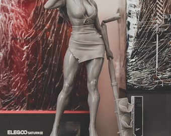 Figura de resina 3D de She-Hulk sin pintar: kit listo para pintar