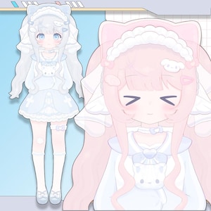Premade Live2D Vtuber Model: Ready to Use, VTubeStudio Compatible