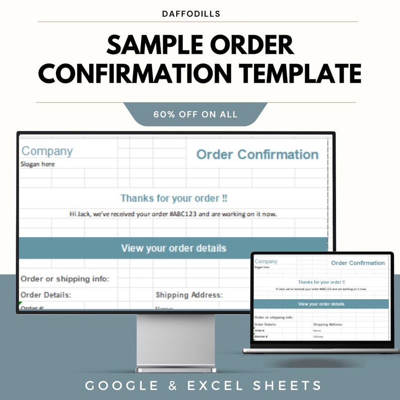 Confirmation Order Layout Sample Order Confirmation Template, Printable Order Confirmation Form ...