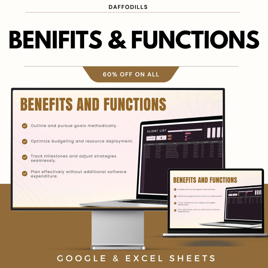 Client List Template - Google & Excel Sheets | Track Clients and Leads ...