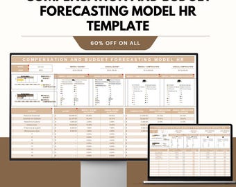 Compensation and Budget Forecasting Model HR Template | Google & Excel Sheets | HR Budgeting | Employee Compensation Planning |