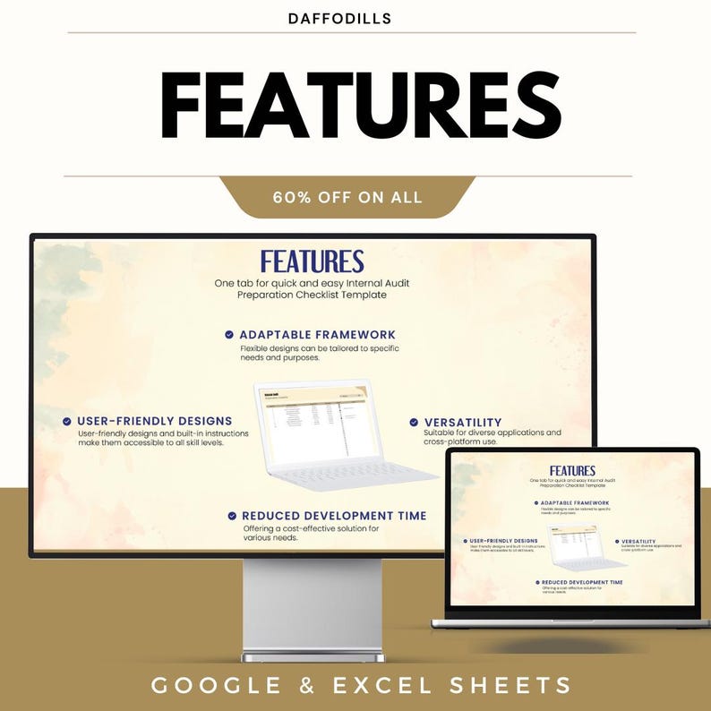 Internal Audit Preparation Checklist Template, Excel & Google Sheets ...