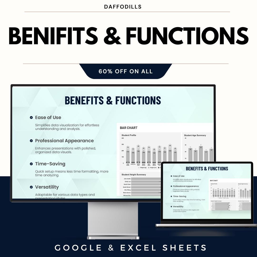 Printable Bar Chart Template | Excel and Google Sheets | Editable Data ...