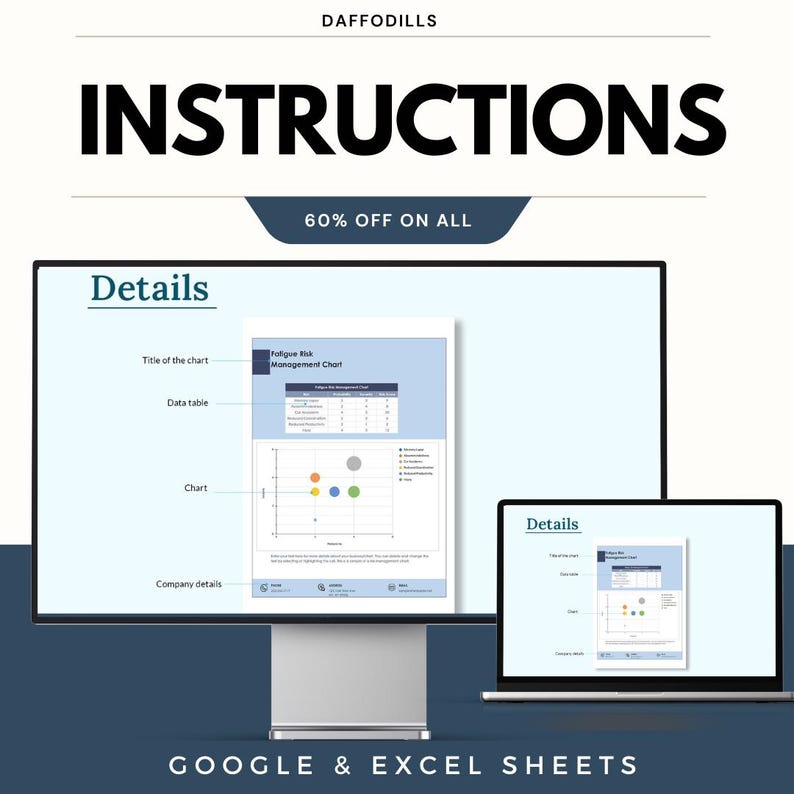 Fatigue Risk Management Chart, Excel and Google Sheets Template ...
