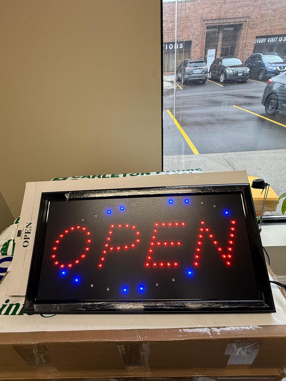 Open LED Sign, Signage, Light Up, Neon, Open, Store, Window, Shop ...