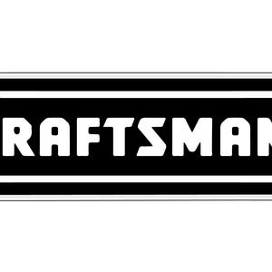 Craftsman Tools Box Logo vinyl sticker printed vinyl decal