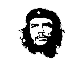 Che Guevara Vinyl Sticker, Viva La Revolution Decal