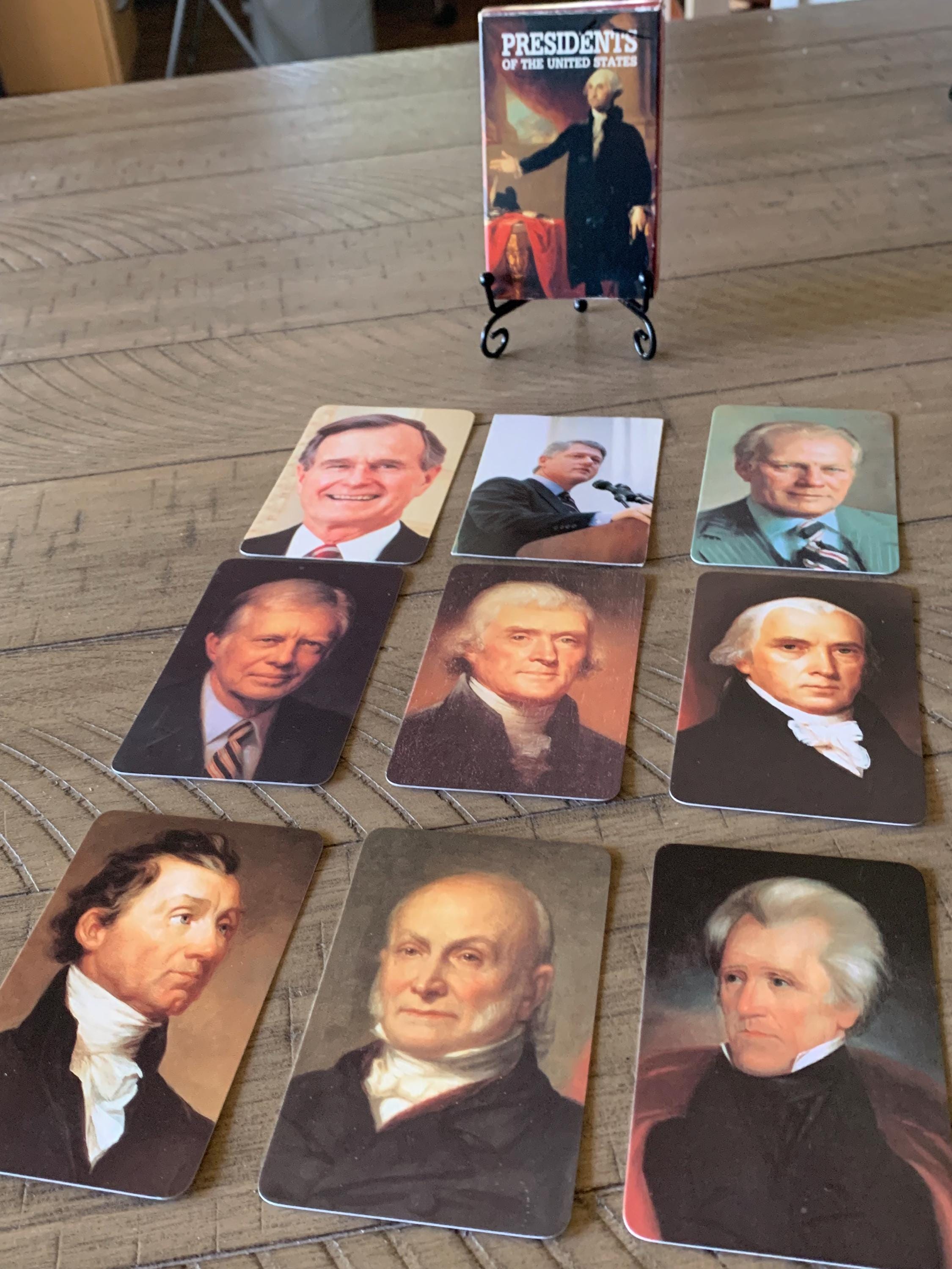 Vintage 1993 Presidents of the United States Flash-pack Cards ...