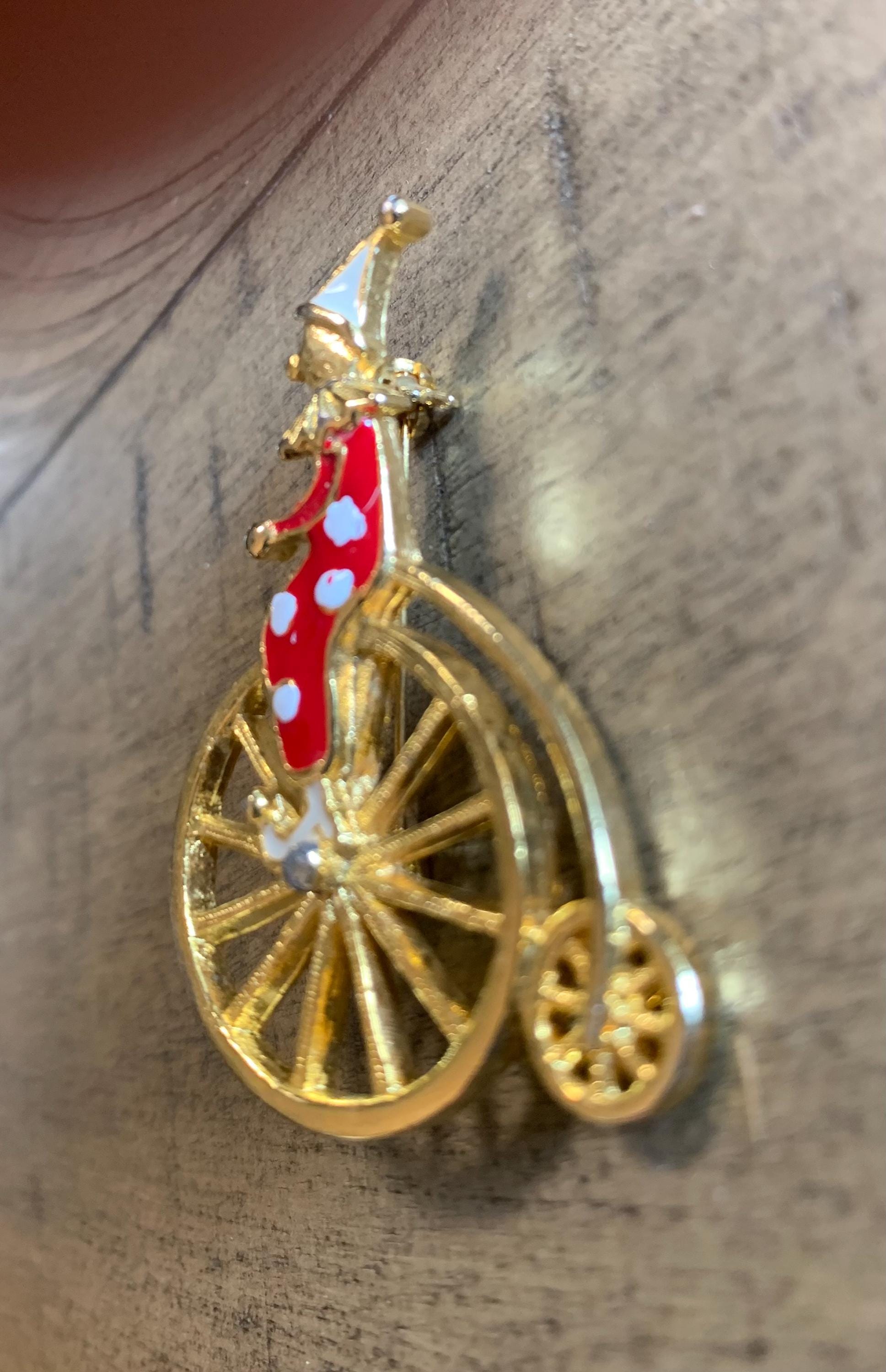 Biciclo Distintivo Spilla Di Peltro Spilla Steampunk Bicicletta