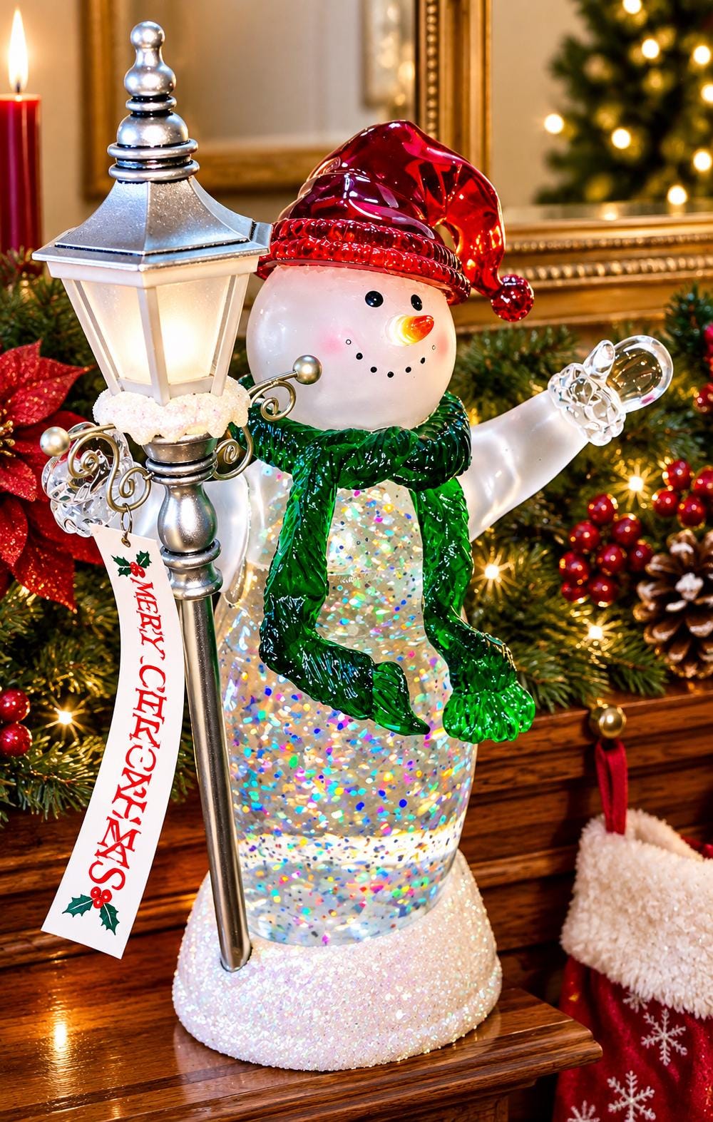 1990' ヴィンテージ クリスマス　スノーボール　4個 Vintage 90s Snowglobe - Etsy