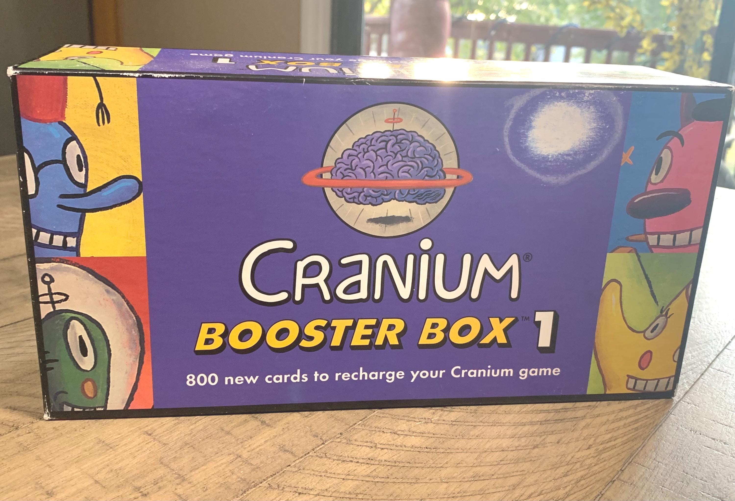 Cranium Booster Box 1 With 800 Game Cards Recharge New & Sealed