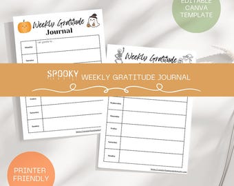 Fall Gratitude Journal
