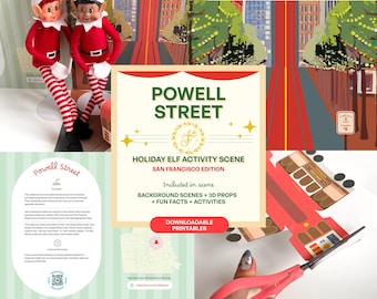 Funivia di San Francisco fai da te (download digitale) - Scena di bambola