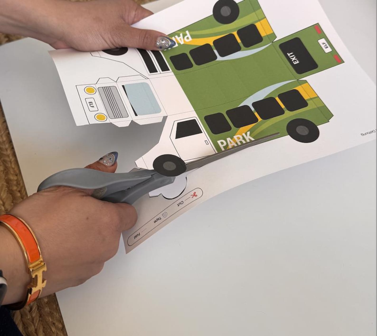 DIY Printable Shuttle Bus Paper Craft – San Francisco Edition - Etsy Canada