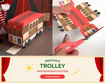 Funicolare di Powell Street stampabile fai da te: riutilizza le tue macchinine giocattolo