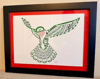 Owl - Haida Pacific Northwest Coast Indian Art - Etsy