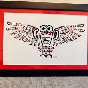 Owl - Haida Pacific Northwest Coast Indian Art - Etsy