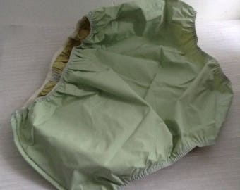 Vintage Rubber/Plastic Bloomers, Panties.  Size Medium.  Lingerie, fetish.  Pin up.  Diaper.   Boilable.  Pale Green.  Made in Taiwan.