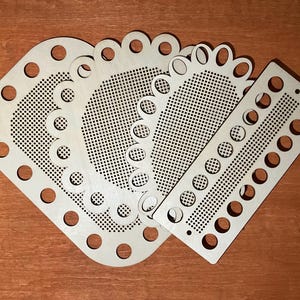 Wooden Floss Cards for cross stitch and embroidery.