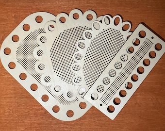 Wooden Floss Cards for cross stitch and embroidery.