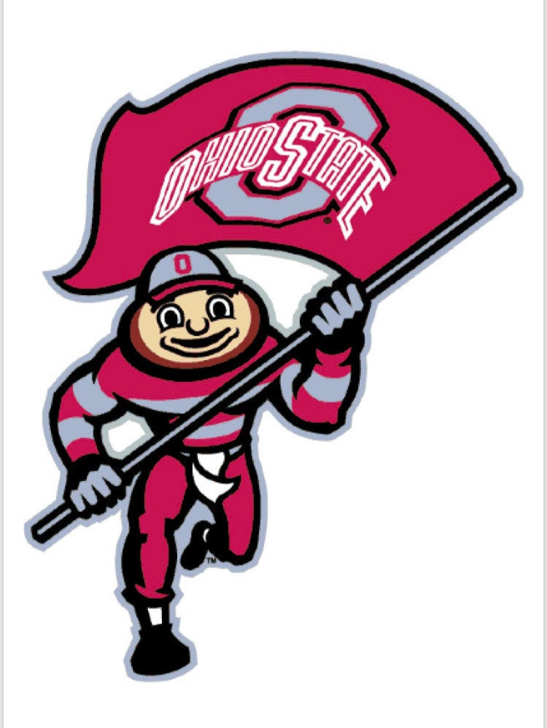 Ohio State Brutus Buckeye cross stitch pattern | Etsy