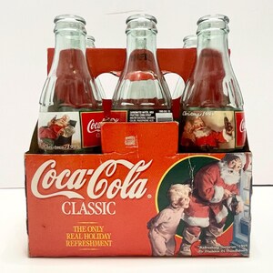 1995 Christmas Coke Bottles - Etsy
