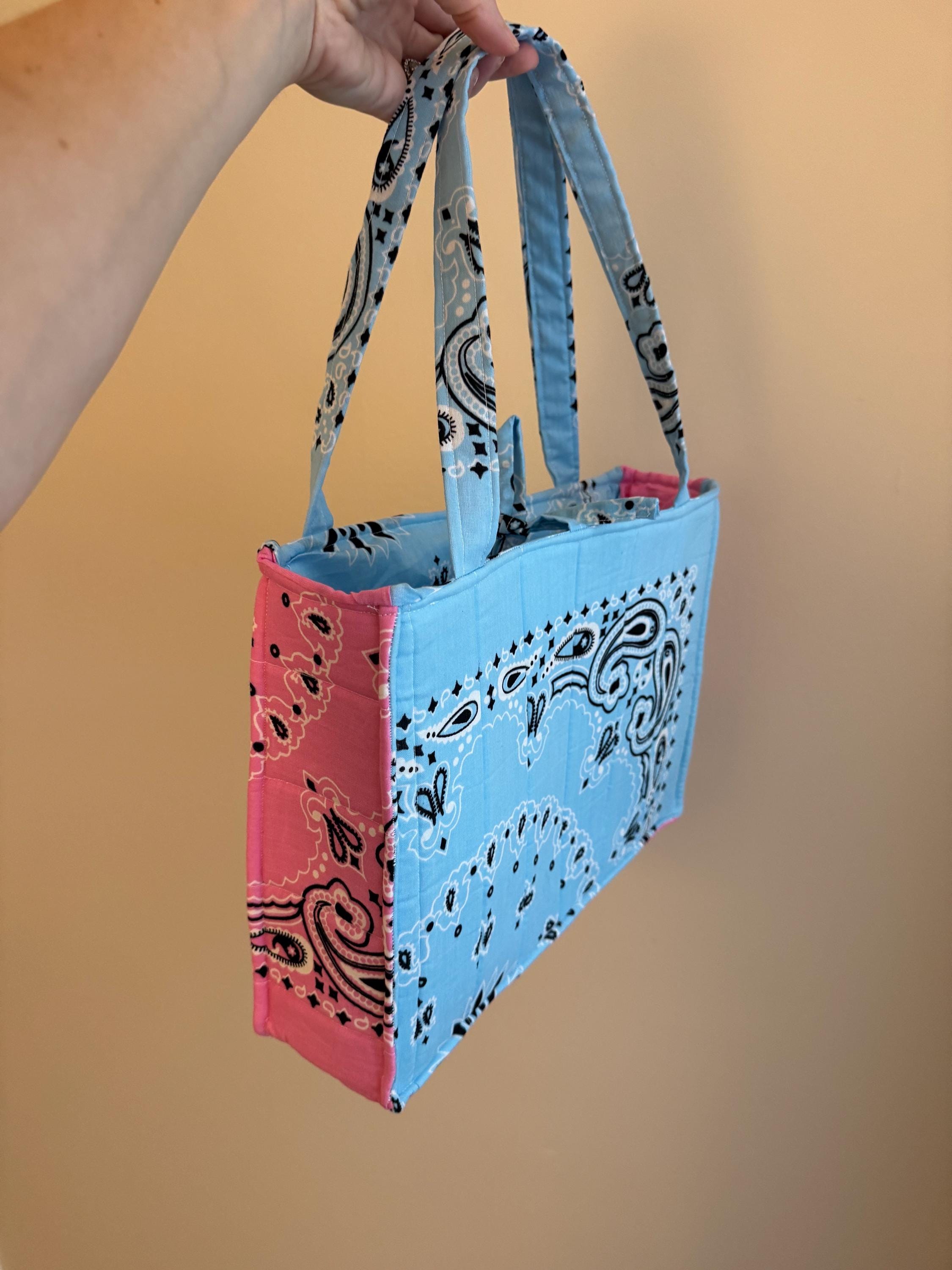 Bandana Tote Bag - Etsy