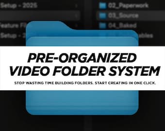Szablon projektu Premiere Pro: Folder automatycznej produkcji wideo