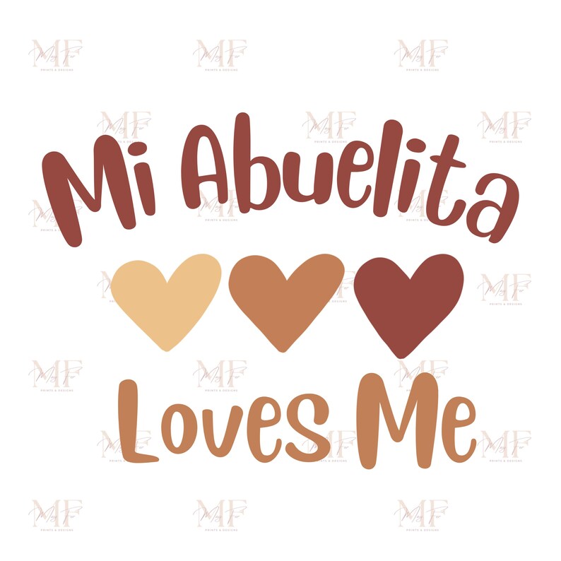 Mi Abuelita Loves Me PNG, Baby Body Suit, Baby Shower