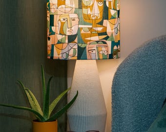 Abajur Retro Drum: Iluminação Moderna de meados do século