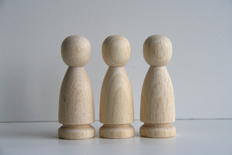 Holzfiguren Kegelfigur Holz / Figurenkegel Holz Basteln Bild 2