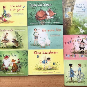 Postkartenbuch von Daniela Drescher / Elfen Feen wichtel Märchen Pippa Pelle/ Jahreszeitentisch / Waldorf