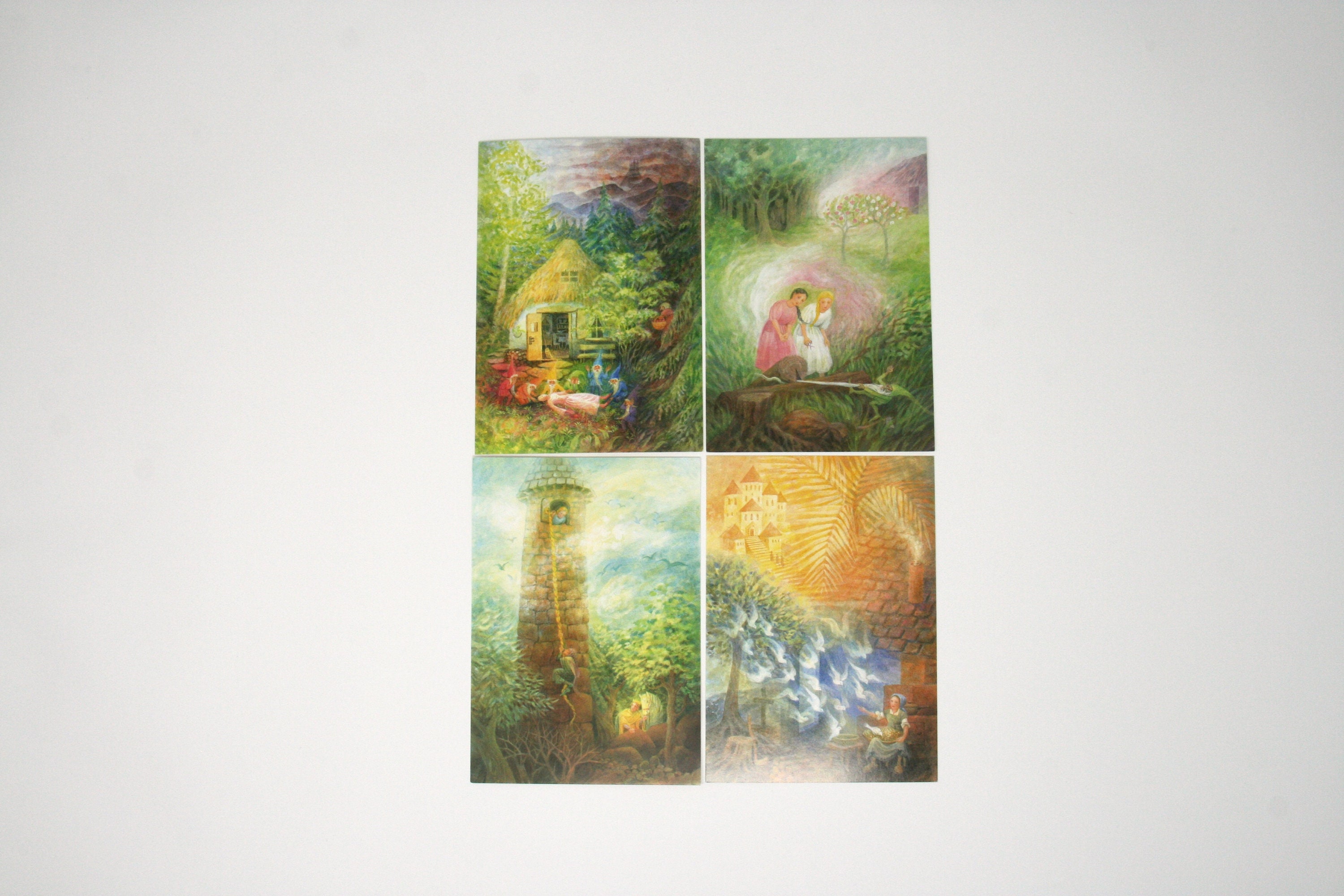 Fairy tale Postcards Set 1 / picture / postcard / Waldorf / | Etsy