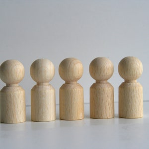 Holzfiguren Kegelfigur Holz / Figurenkegel Holz Basteln Bild 4