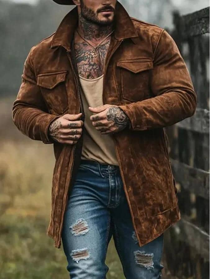 Vintage Deer Skin Jacket - Etsy