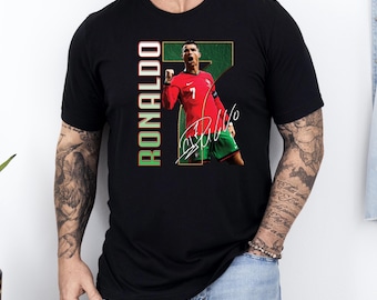 Cristiano Ronaldo #7 T-Shirt, Soccer Fan Tee