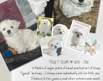 Monthly Print Club  NOV-JAN