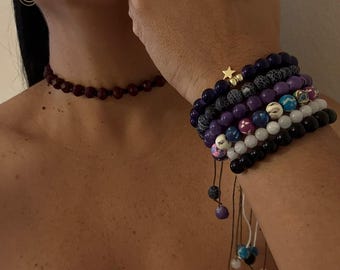 handmade stretch bracelet, Karibe stile!
