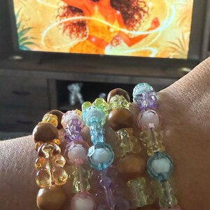 Gummy Bear Bracelets Set Y2K Kawaii Resin Pastel Beaded Stackable Jewelry Friends Gift