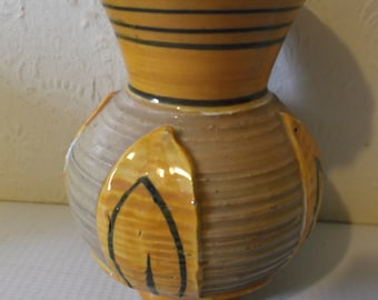 MCM Italian Pottery Vase Vintage Souvenir of Italy Art Pottery Bloomsbury Style Cottagecore Decor