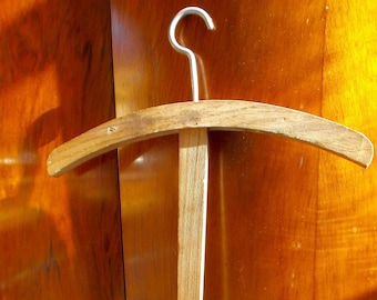 Antique French Wooden T Cross Hanger Circa 1900s