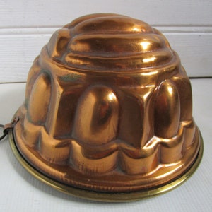 Antique French Copper and Brass Mould