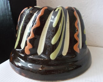 Antique French Pottery Flower Jelly Mould Moule De Gelee Circa Etsy