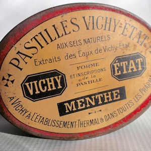 Antique French Mints Tin Circa 1800s